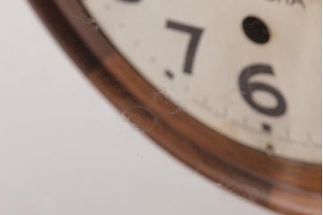 アンティーク雑貨　SEIKOSHA(精工舎)　手巻き式　ビンテージテイストな丸型掛け時計(柱時計、振り子時計)