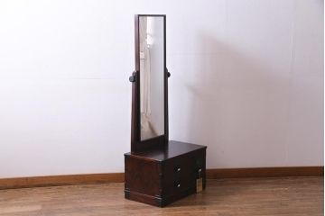中古　伝統民芸家具　岩谷堂　NO.145　格式高い和の空間を演出する鏡台(姿見、ミラー、ドレッサー)(定価約31万円)