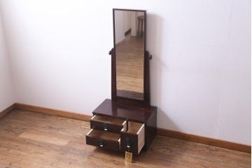 中古　伝統民芸家具　岩谷堂　NO.145　格式高い和の空間を演出する鏡台(姿見、ミラー、ドレッサー)(定価約31万円)