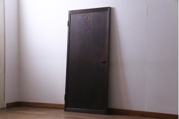 和製アンティーク　明治大正期　杉材一枚板を使った古い木製扉(ドア)