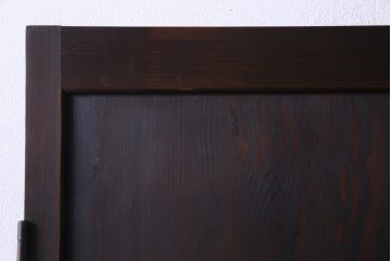 和製アンティーク　明治大正期　杉材一枚板を使った古い木製扉(ドア)