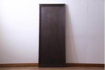 和製アンティーク　明治大正期　杉材一枚板を使った古い木製扉(ドア)(1)