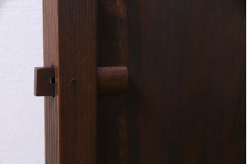 和製アンティーク　明治大正期　杉材一枚板を使った古い木製扉(ドア)(1)