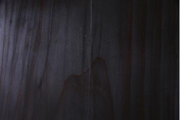 明治期　杉材　漆塗り　幅広サイズで存在感抜群の帯戸2枚セット(板戸)(1)