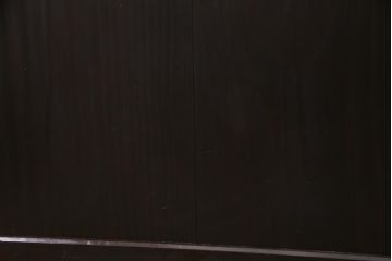 明治期　杉材　漆塗り　幅広サイズで存在感抜群の帯戸2枚セット(板戸)(1)