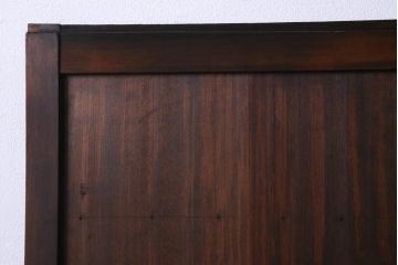 和製アンティーク　杉材　横桟が魅力の上質な帯戸2枚セット(板戸)