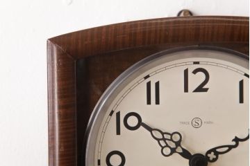 アンティーク雑貨　ビンテージ　SEIKOSHA(精工舎、セイコー)　電池式　北欧スタイルにも合う柱時計(掛時計、振り子時計)