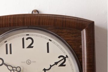 アンティーク雑貨　ビンテージ　SEIKOSHA(精工舎、セイコー)　電池式　北欧スタイルにも合う柱時計(掛時計、振り子時計)