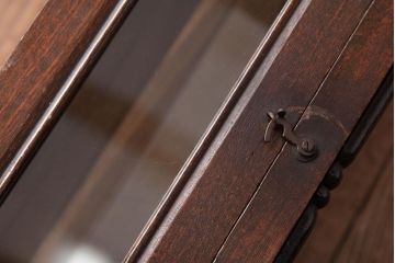 アンティーク雑貨　和製アンティーク　小栗時計製造所　IDEAL(アイデアル)　凝った意匠がクラシカルな柱時計(掛け時計、振り子時計)