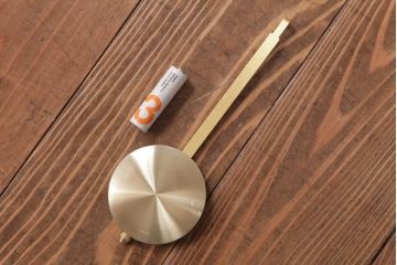 アンティーク雑貨　和製アンティーク　小栗時計製造所　IDEAL(アイデアル)　凝った意匠がクラシカルな柱時計(掛け時計、振り子時計)