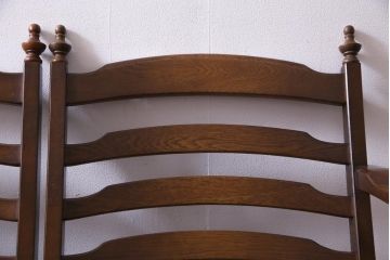 中古　飛騨産業　キツツキ　絵画のようなファブリックが素敵な3人掛けソファ