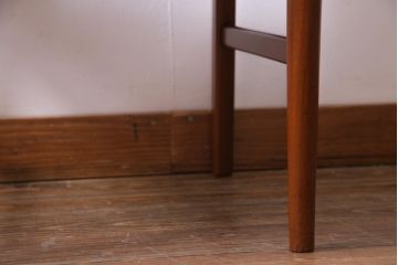 ヴィンテージ家具　北欧ビンテージ　チーク材　レトロで温かな雰囲気漂うダイニングチェア(椅子、ワークチェア)(1)