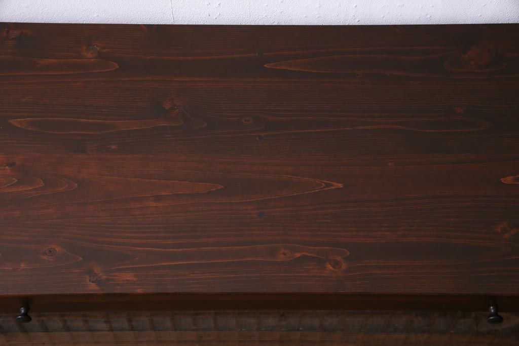 ラフジュ工房オリジナル　古建具リメイク　和モダンな雰囲気漂う組子を使ったローボード(テレビ台、テレビボード、リビングボード)