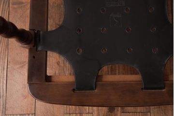 中古　飛騨産業　キツツキ　絵画のようなファブリックが素敵な1人掛けソファ(1)