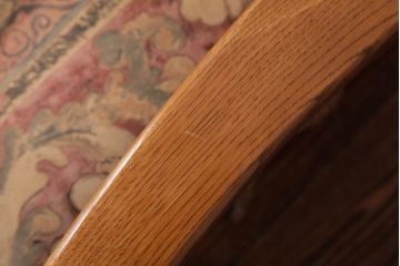 中古　飛騨産業　キツツキ　絵画のようなファブリックが素敵な1人掛けソファ(1)