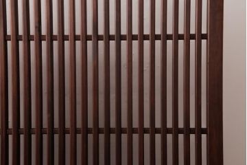 和製アンティーク　ヒバ材　上品な和の雰囲気漂う衝立(パーテーション、仕切り)
