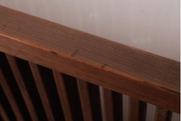 和製アンティーク　ヒバ材　上品な和の雰囲気漂う衝立(パーテーション、仕切り)