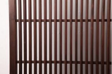 和製アンティーク　ヒバ材　上品な和の雰囲気漂う衝立(パーテーション、仕切り)