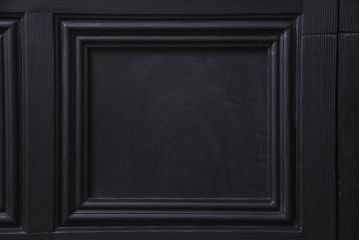 ペイント建具　すりガラス入り　クラシカルなデザインのガラス戸(引き戸、建具)2枚セット