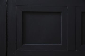 ペイント建具　すりガラス入り　クラシカルなデザインのガラス戸(引き戸、建具)2枚セット