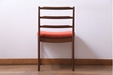 ヴィンテージ家具　北欧ビンテージ　チーク材　温もり溢れる雰囲気のダイニングチェア(椅子、ワークチェア)(2)