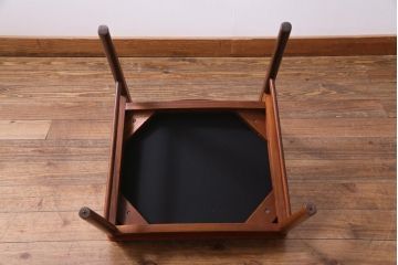 ヴィンテージ家具　北欧ビンテージ　チーク材　温もり溢れる雰囲気のダイニングチェア(椅子、ワークチェア)(2)