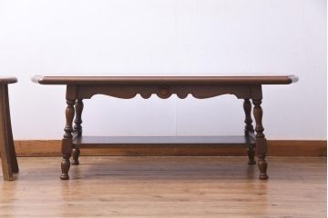 中古　飛騨産業　キツツキマーク　穂高　センターテーブル(定価約9万2千円)