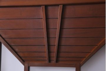 大正昭和初期　激レア!　廊下のデザインのユニークなガラスドア(扉、建具)