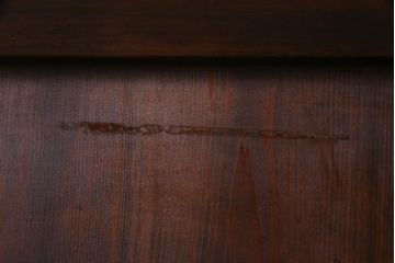 和製アンティーク　最高級品!　裏ガラス入り　97本の桟が圧巻の万本格子戸4枚セット(引き戸、建具)