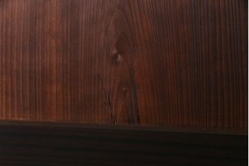 和製アンティーク　昭和期　組子入り　迫力あるデザインの板戸(引き戸、建具)4枚セット