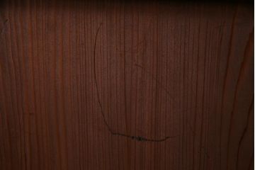 和製アンティーク　昭和期　上品な和の雰囲気漂う組子入り板戸(引き戸、建具)4枚セット