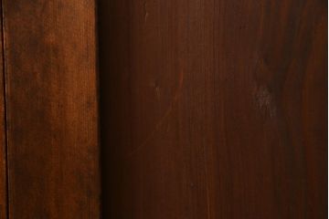 和製アンティーク　昭和期　上品な和の雰囲気漂う組子入り板戸(引き戸、建具)4枚セット