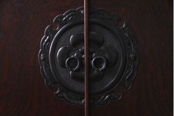中古　岩谷堂箪笥　みちのく8号　深い色合いが魅力的なワードローブ(洋服タンス)