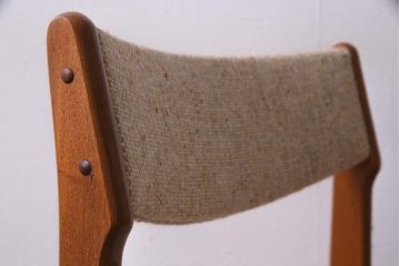 ヴィンテージ家具　デンマーク　チーク材　スタイリッシュなデザインが素敵なビンテージチェア(椅子)(2)