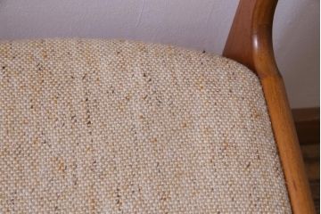 ヴィンテージ家具　デンマーク　チーク材　スタイリッシュなデザインが素敵なビンテージチェア(椅子)(2)