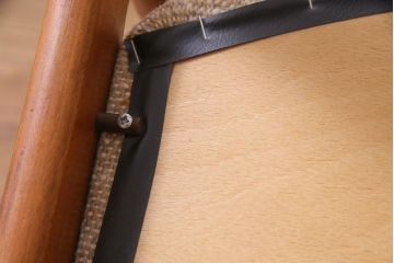 ヴィンテージ家具　デンマーク　チーク材　スタイリッシュなデザインが素敵なビンテージチェア(椅子)(3)