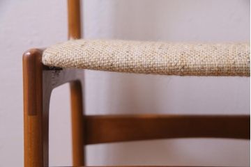 ヴィンテージ家具　デンマーク　北欧　チーク材　スタイリッシュなデザインが素敵なビンテージチェア(椅子)