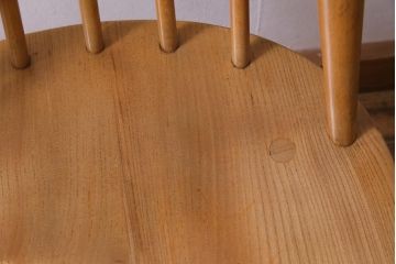 ヴィンテージ家具　イギリスビンテージ　ERCOL(アーコール)　ゴールドスミス　ナチュラルな木味のチェア(椅子)(1)