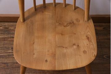 ヴィンテージ家具　イギリスビンテージ　ERCOL(アーコール)　ゴールドスミス　ナチュラルな木味のチェア(椅子)(2)