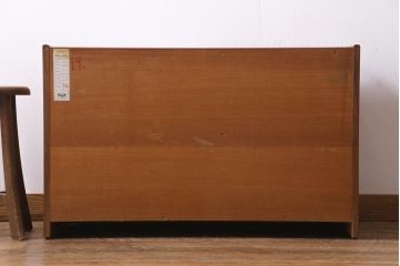 ヴィンテージ家具　イギリスビンテージ　nathan社(ネイサン)　チーク材　取り入れるだけでおしゃれなテレフォンチェア(テレフォンベンチ)