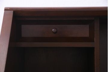 中古　松本民芸家具　#33A型　コンパクトなライティングビューロー(机、在宅ワーク、在宅用デスク)(定価約30万円)(1)