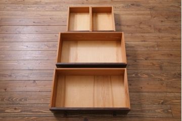 中古　松本民芸家具　#33A型　コンパクトなライティングビューロー(机、在宅ワーク、在宅用デスク)(定価約30万円)(1)