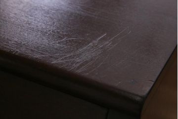 中古　松本民芸家具　#33A型　コンパクトなライティングビューロー(机、在宅ワーク、在宅用デスク)(定価約30万円)(1)