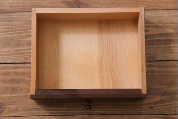 中古　松本民芸家具　#33A型　コンパクトなライティングビューロー(机、在宅ワーク、在宅用デスク)(定価約30万円)(1)