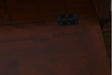 中古　松本民芸家具　#33A型　コンパクトなライティングビューロー(机、在宅ワーク、在宅用デスク)(定価約30万円)(1)