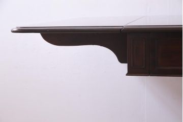 アンティーク家具　イギリスアンティーク　マホガニー材　脚が個性的なバタフライテーブル(ドロップリーフテーブル)