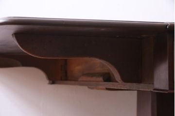 アンティーク家具　イギリスアンティーク　マホガニー材　脚が個性的なバタフライテーブル(ドロップリーフテーブル)