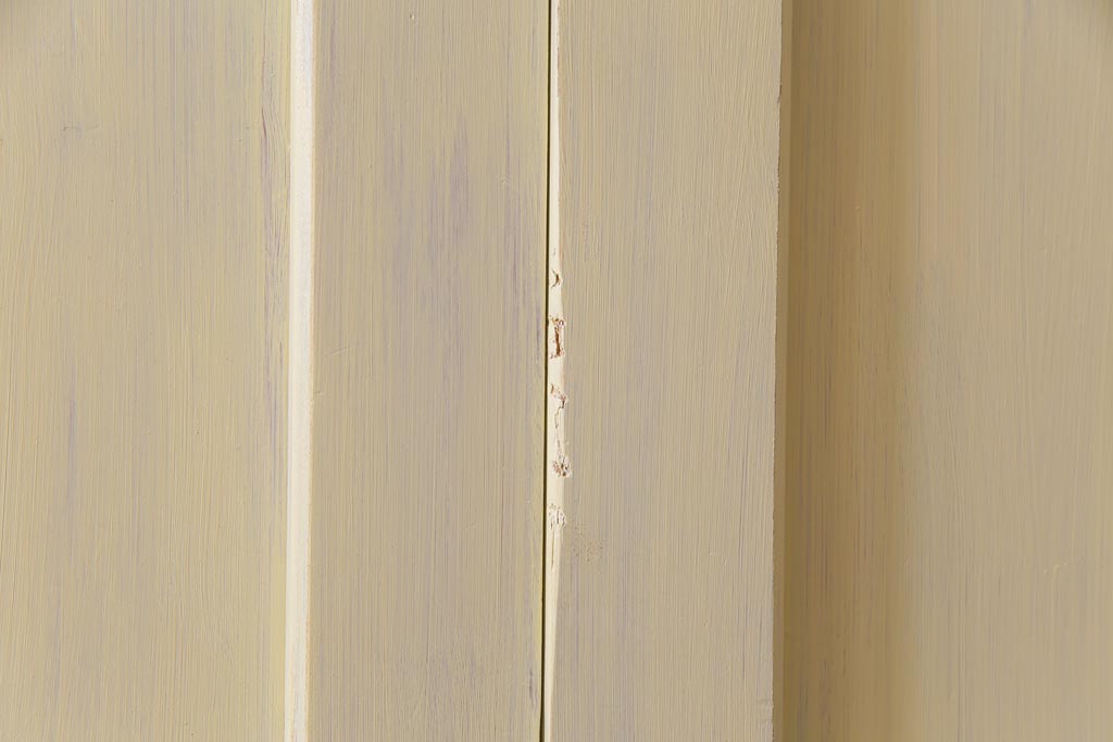 ペイント家具　温かなペイントカラーが優しげな板戸3枚セット(引き戸、建具)