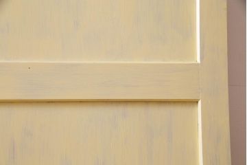 ペイント家具　温かなペイントカラーが優しげな板戸3枚セット(引き戸、建具)