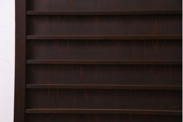 昭和初期　結霜ガラス　シンプルながらもデザイン性が光る引き戸1枚(ガラス戸、建具)